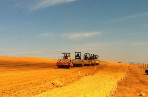 Projeto e execução de terraplenagem